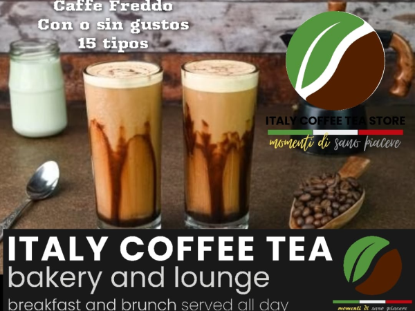 Cafe, te, tisanas, cacao, freddo, una delicia de Italia y 150 bebidas en 20 segundos, franquicia Italy Coffee Tea Store